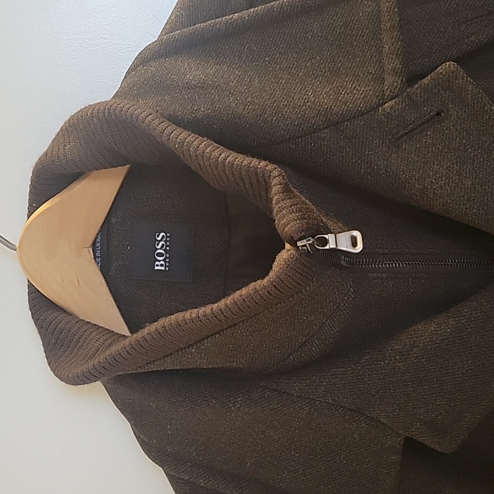 Hugo Boss Brown wool jacket Men's Sz L 42R